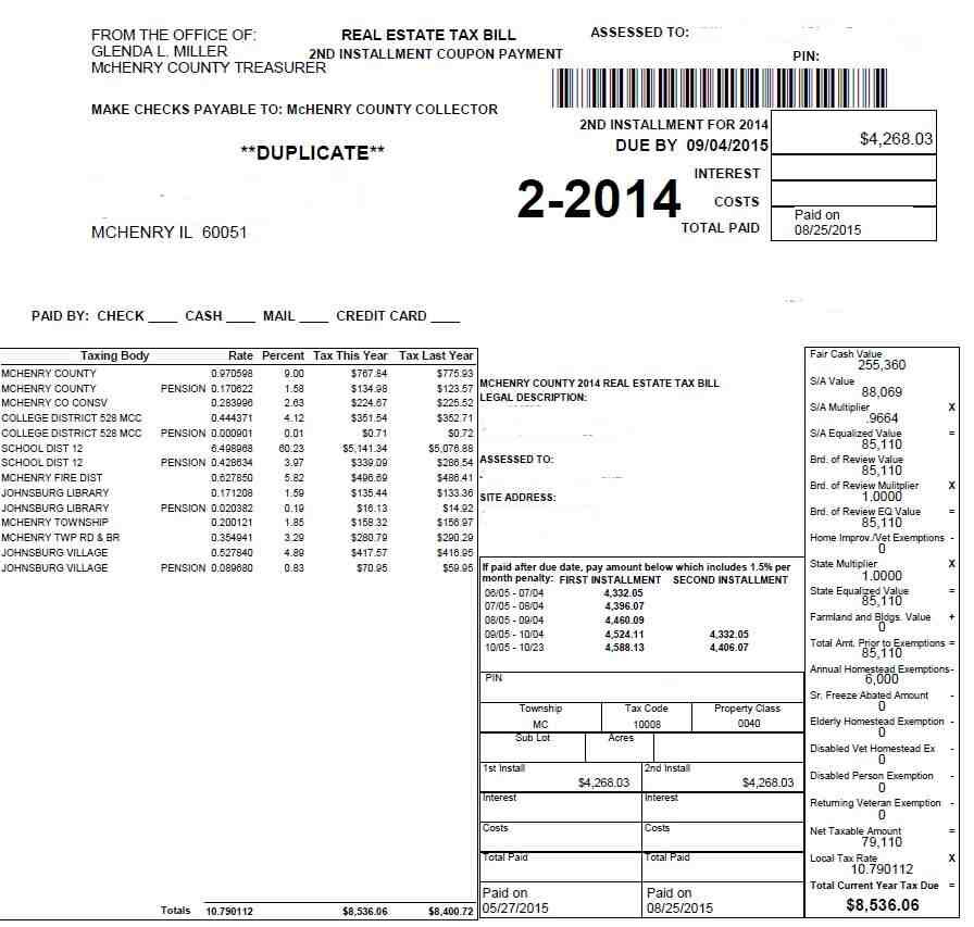 McHenry County House Tax